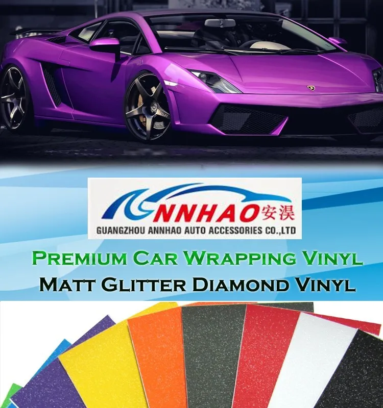 ANNHAO Glitter Matte Car Body Vinyl Sticker.jpg