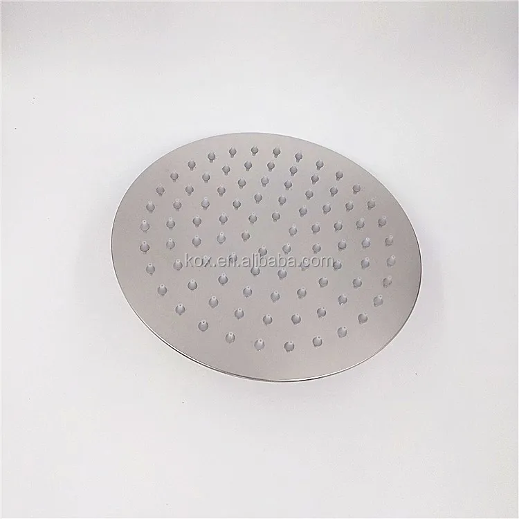 Durable Stainless Steel Super Thin Round Waterproof Shower Head With