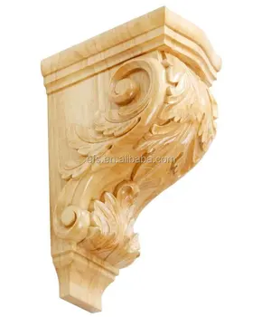 Wholesale Exquisite Wood Acanthus Leaves Corbels Buy