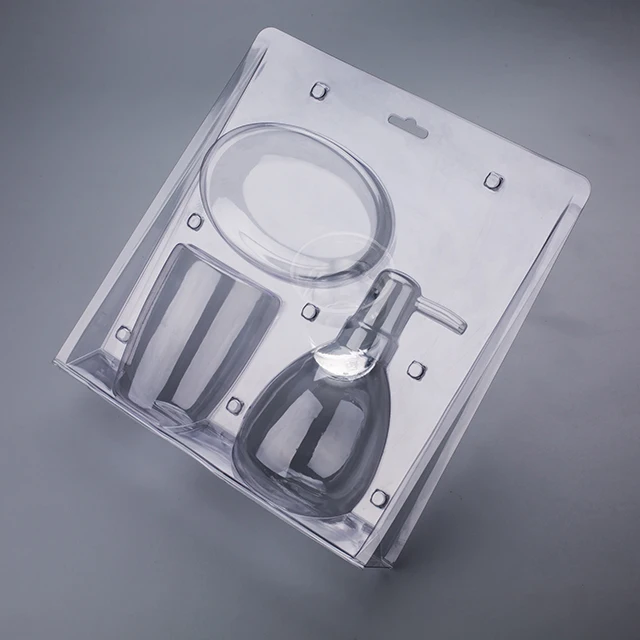 Pvc Clamshell Double Blister Pack For Cosmetics/custom Plastic Blister