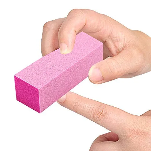 4 Way Shiny Nail Block,4 Step Nail Buffing Block Shine Nail Buffer