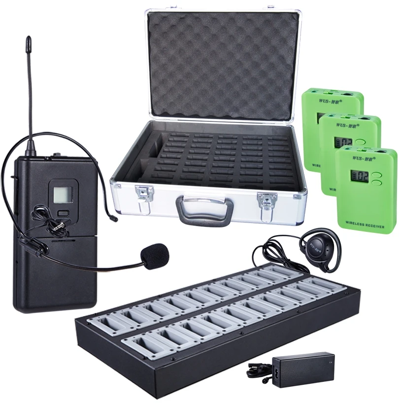 Digital Wireless Tour Guide System With Rechargeable Battery For Tour