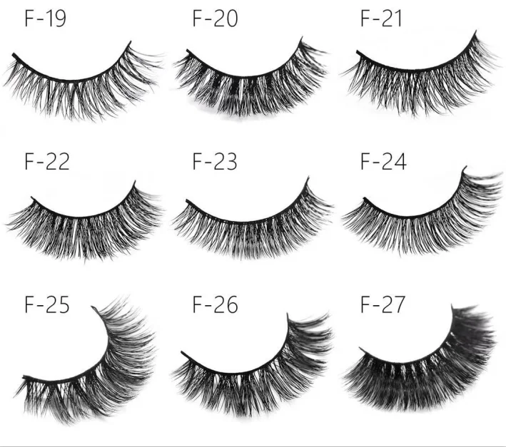 Hand made eyelashes box private label makeup eyelashes 3d extention mink 5 pairs  wholesale siberian  3d mink eyelashes 