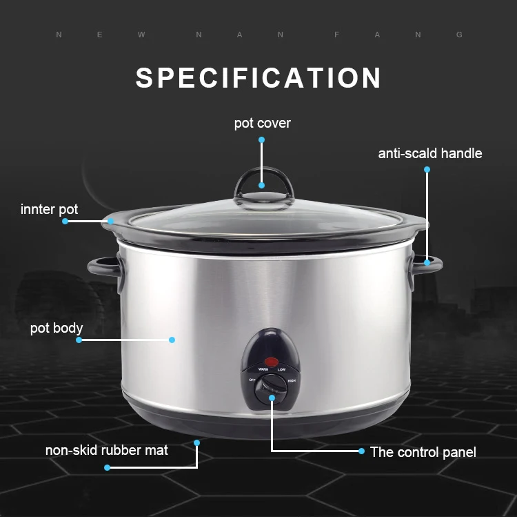 The kitchen appliances double slow cooker photos big industrial cooking pot