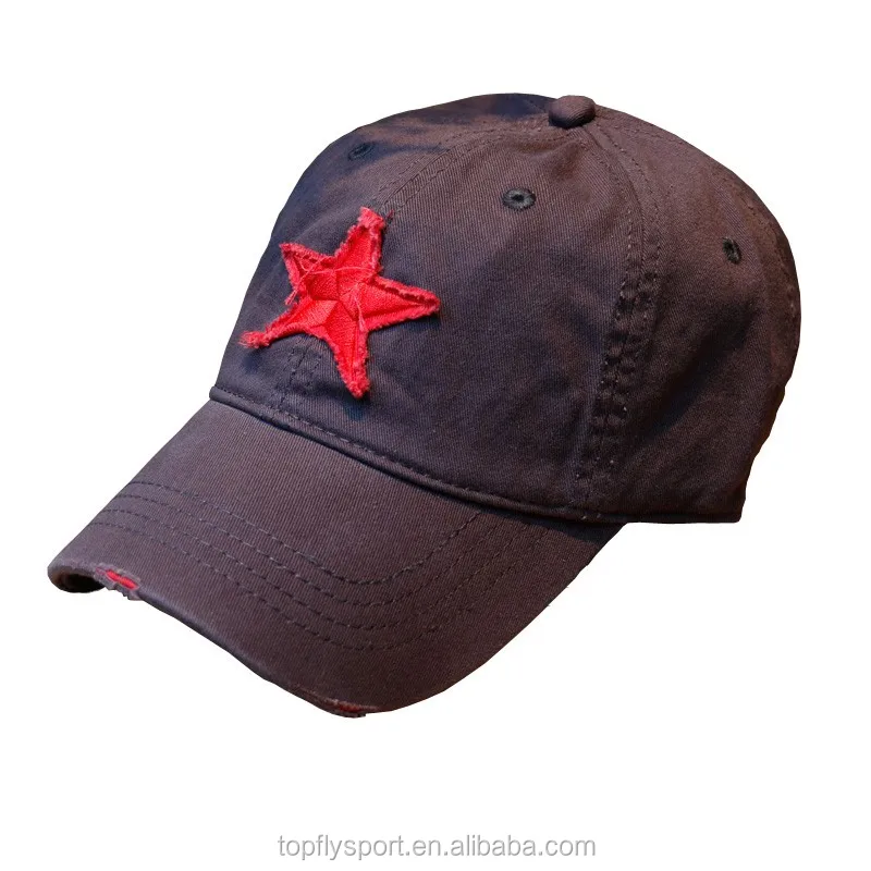 Promotional Wornout Baseball Cap With3d Embroidery And 100 Cotton