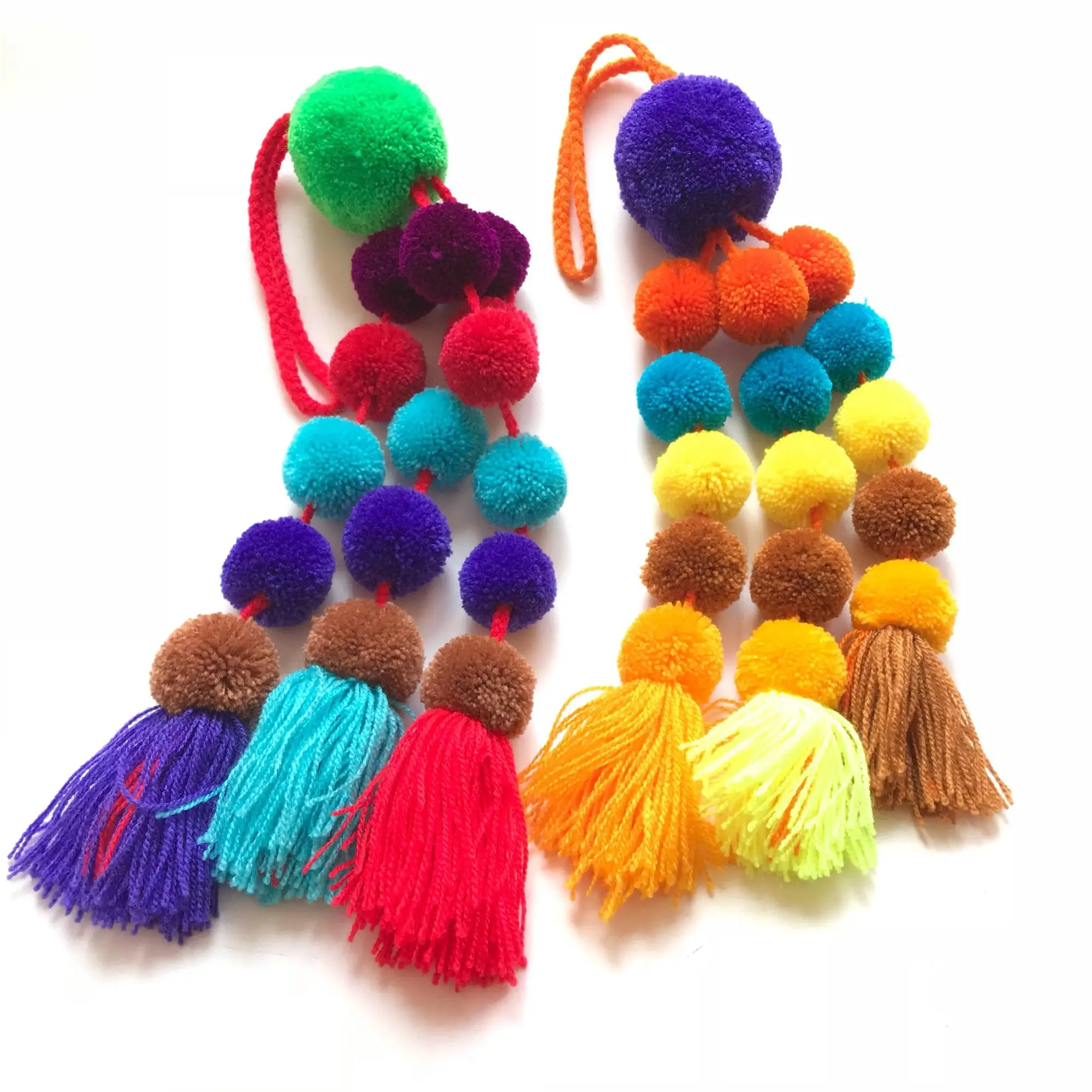 Colorful Pom Pom Fringe Tassel Trims For Dresses Buy Pom Pom Fringe,Tassel Trims,Colorful Pom