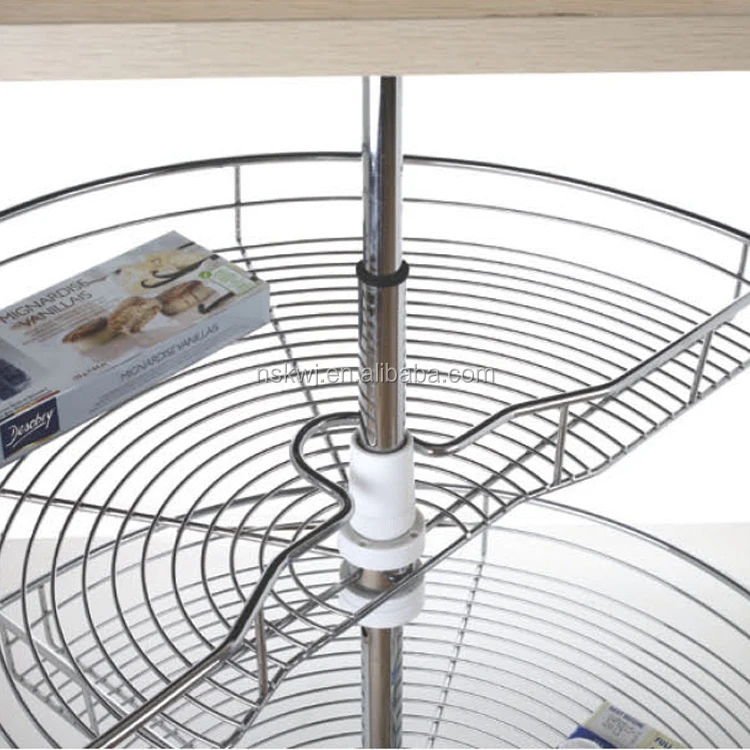180 Degree Revolving Kitchen Basket Storage In Blind Corner Buy Basket Storage In Blind Corner