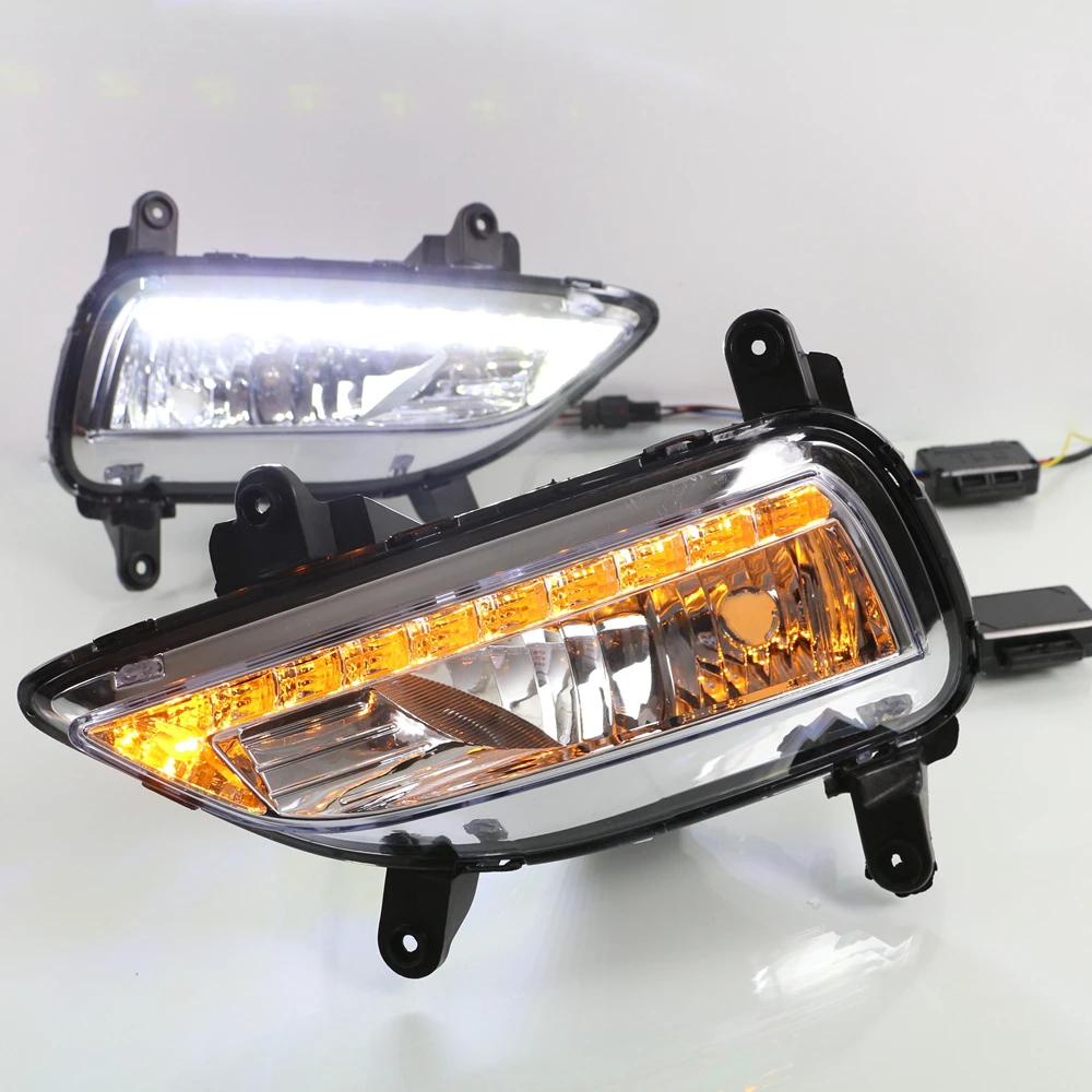 50w Daytime Running Light For Kia Forte 2013 2016 With Yellow Light Drl Fog Lamp Buy 50w