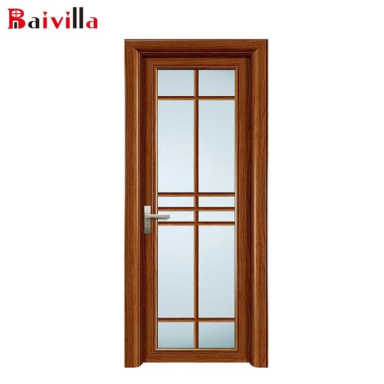 Aluminum Frame Waterproof Interior Bathroom Beveled Gl Door Aluminum Frame Waterproof Interior Bathroom Beveled Gl Door