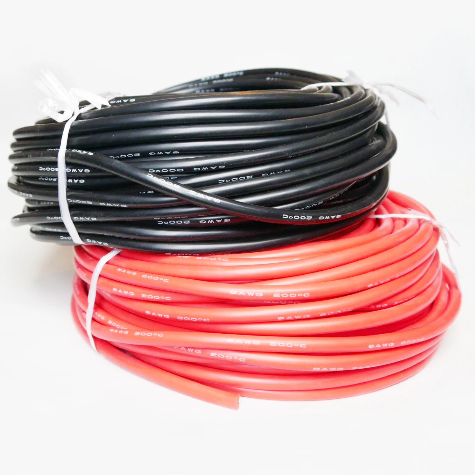 Flexible Rubber Silicone Wire Cable 200℃ 600V Soft Multicore Wire Cables 6-30AWG 