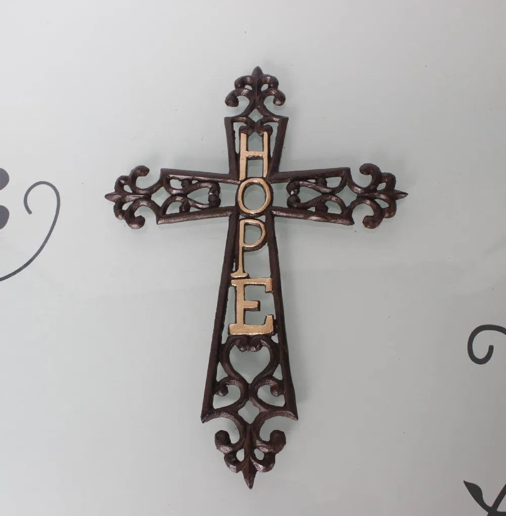 Casting Decorative Wrought Iron Cross For Home Decor Buy Metal