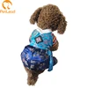 Summer pet clothes nice dog clothes patterns blue four legs cloth pet