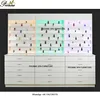 LED White Nail Polish Rack Nail Polish Display Cabinet