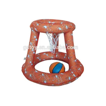 inflatable ball pit with basketball hoop