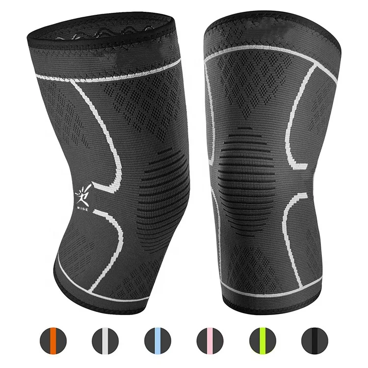 Available customize Logo Fitness knee support Knee Sleeves Neoprene compression sleeve