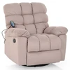 Factory Price Wholesale Manual Recliner single lazy boy Chair with Quilted Padded Backrest Pull Tab Upholstered