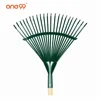 2019 new design green fan lawn 22t metal garden leaf rake head