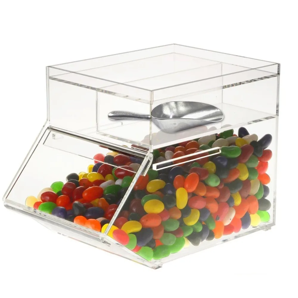 Small Stackable Cube Acrylic Candy Display Boxes Buy Acrylic Candy