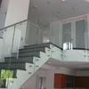 Frameless wall mounted ss standoff railing for staircase