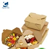 Eco-friendly low price takeout paper food box cardboard bento lunch box