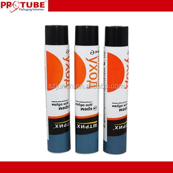 shoeshine tube with sponge applicator