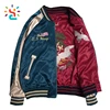 Aviator embroidery two way jackets outdoor wear clothing pilot jacket men winter jackets coats