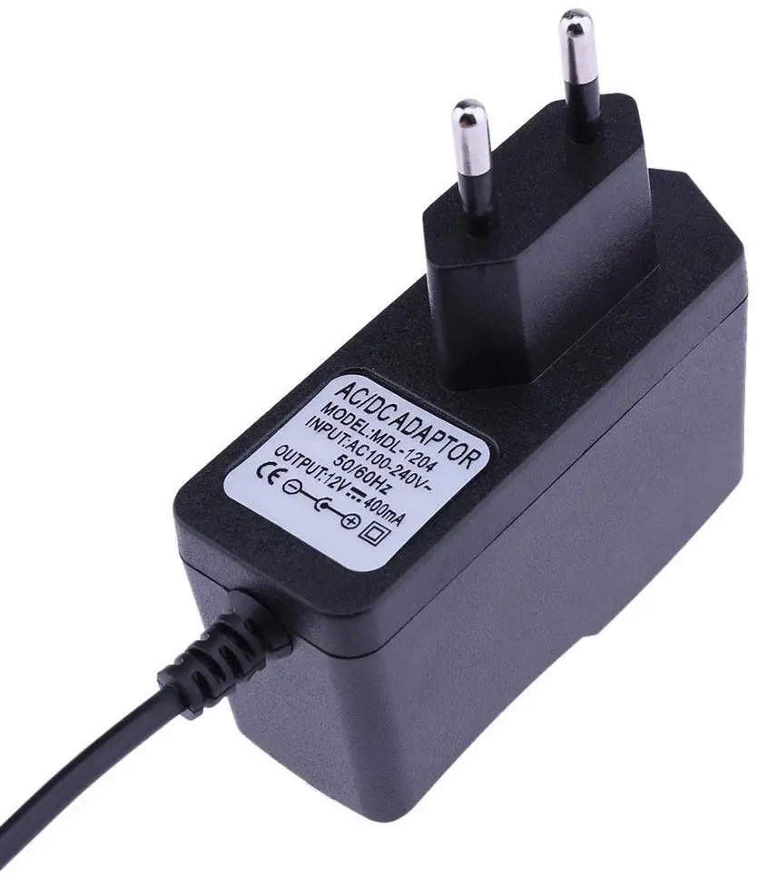 Ac 100-240v 12v 0.4a Eu Plug Power Supply 4.8w Ac Dc Adaptor 12v 400ma ...