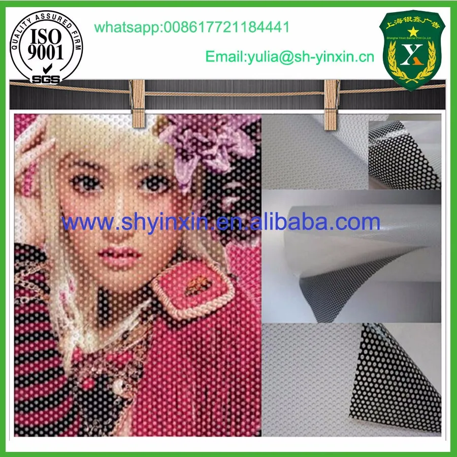 Window Vinyl Adhesive One Way Vision Sticker Buy One Way Vision