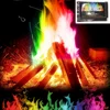 Outdoor Toys Party Camping Mystical Color Fire Magic Tricks Coloured Flames Bonfire Sachets Fireplace magical fire powder