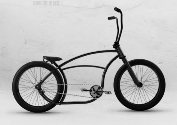 lowered beach cruiser