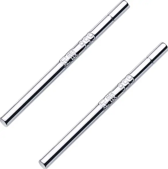 men and women classic sterling silver 999 ear sticks nurse earrings .jpg