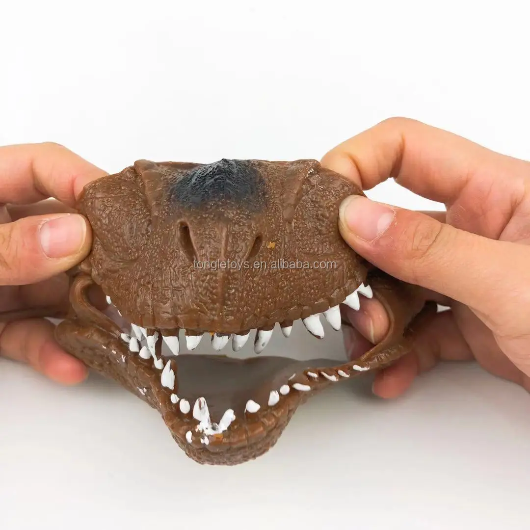 rubber dinosaur mouth mask