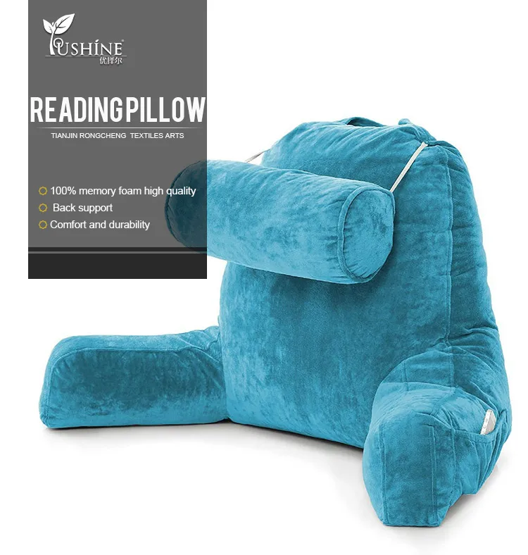 Amazon Hot Selling Reading Relax Pillow For Bed Rest Arm Back Head
