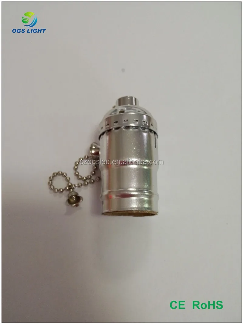OGSLS16C e27 edison screw lampholder Silver Color lamp base.jpg