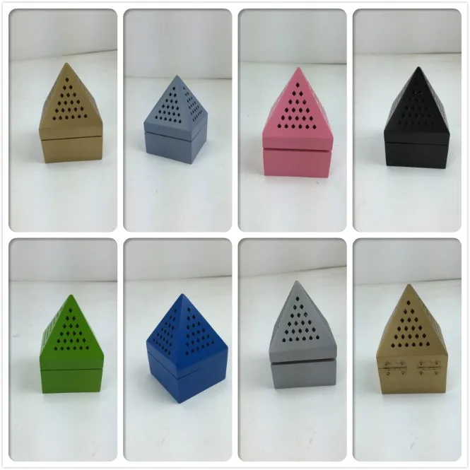 hot selling pyramid wooden incense burner
