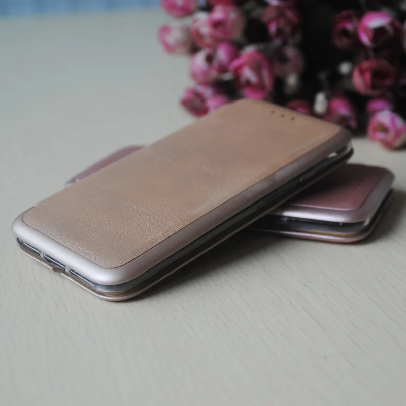 Book flip Leather Case for iphone 6 6S Shell magnet Adsorption Folio Cover