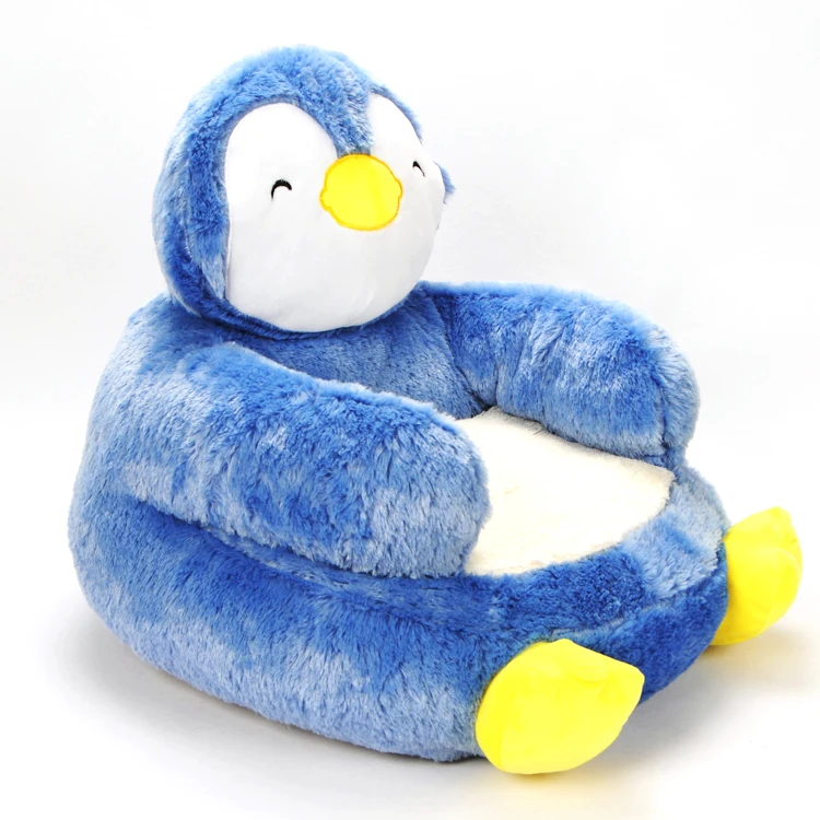 Babyhug Kids Penguin Shaped Sofa Chair - Blue