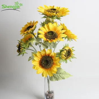 silk sunflower bouquet