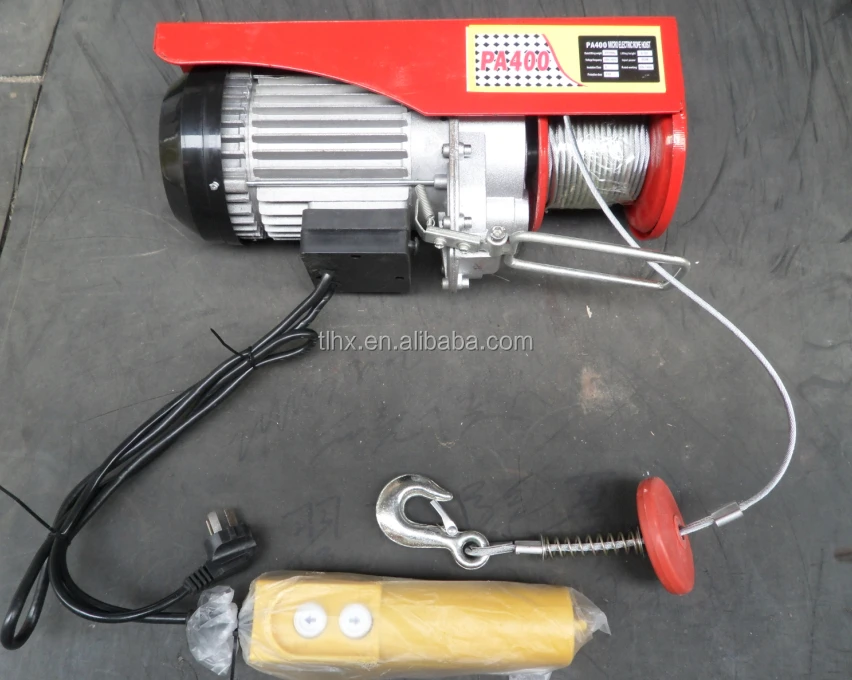 Single phase PA200 Small Electric Hoist Winch 110 Volt, View small