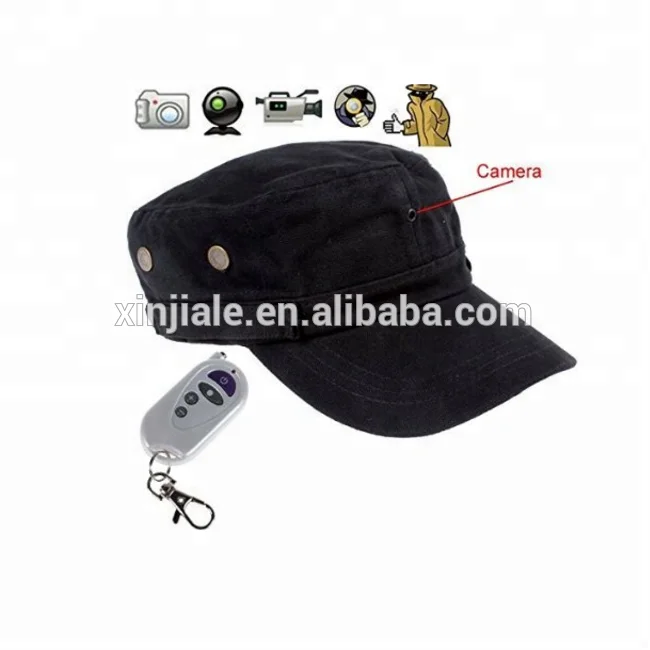 32GB remote control cap hat hidden design 1080P HD spy Pinhole camera Recorder 8