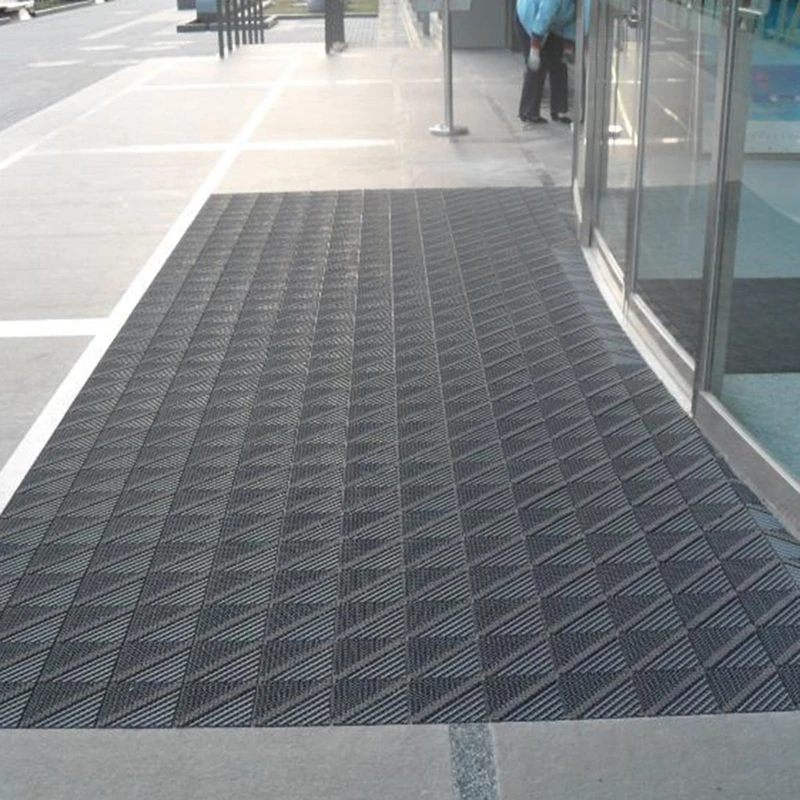Outdoor Entrance Anti Slip Large Plastic Floor Door Mat For Floors