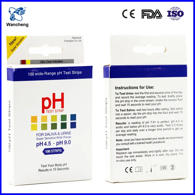 Best Ph Strip For Accurate Body Alkaline And Acid Levels Range 4.59.0