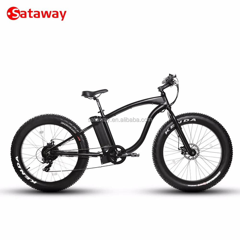 fat tire beach cruiser electric bike