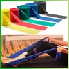 Latex fitness training exercise band roll for bodybuilding