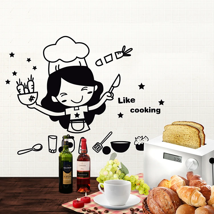 Personnage De Dessin Anime Cuisine Carrelage Mural Autocollants Decoratifs Buy Autocollant De Decoration De Tuile De Cuisine Autocollant De Mur De Personnage De Dessin Anime Autocollants Decoratifs De Mur De Tuile De Cuisine