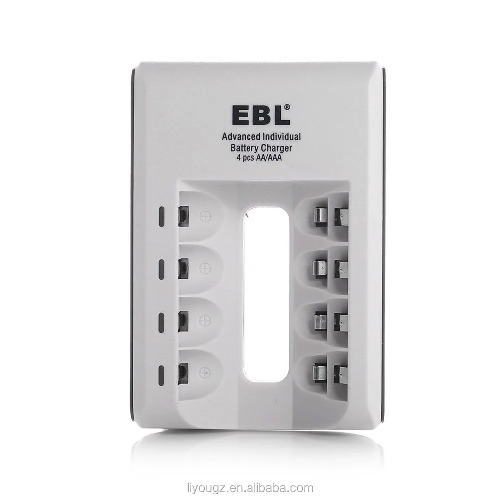 Wholesale EBL 807 LED Rapid 4 Bay Individual Smart Battery Charger for AA AAA Ni-MH Ni-Cd Rechargeable Batteries Wholesale EBL 807 LED Rapid 4 Bay Individual Smart Battery Charger for AA AAA Ni-MH Ni-Cd Rechargeable Batteries