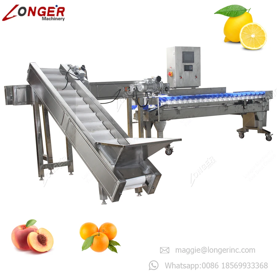 potato grading fruit orange lemon sorting machine