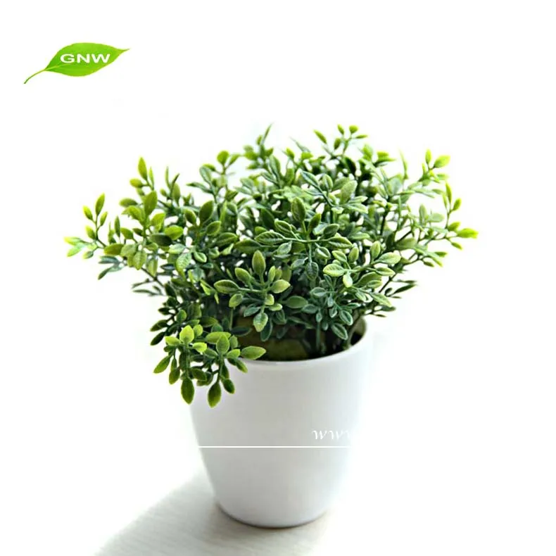 Gnw Gp011 24 Green Small  Artificial Plant  Pot With Spiral 