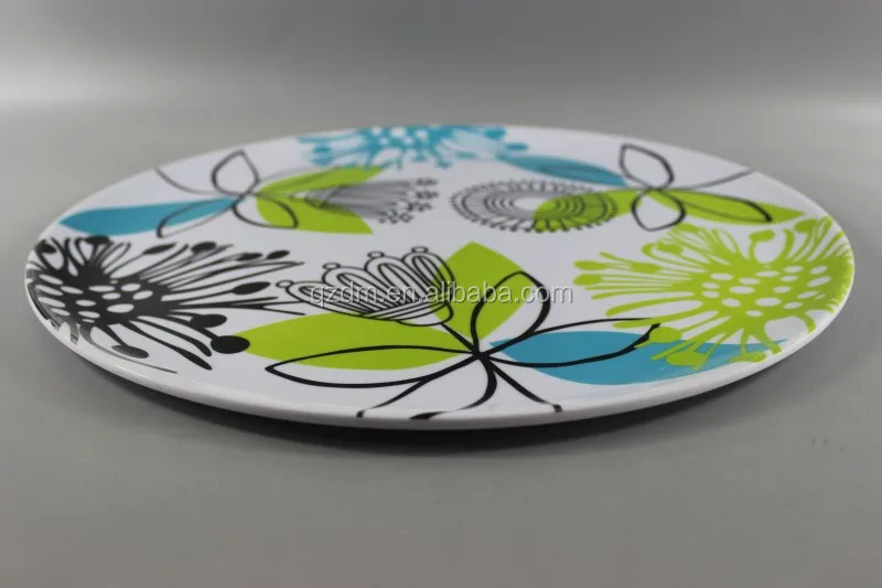 Western Style Melamine Serving Plate Cake Dishes