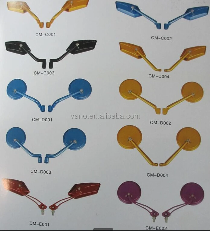 Plastic motorcycle MZ Simson Rearview mirror